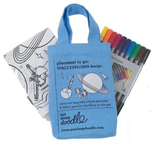 Space Placemat to go – Colour-in Craft Kit