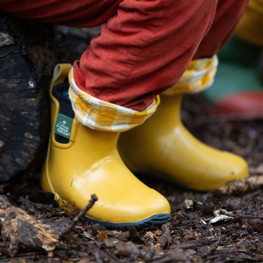 Little Green Radicals - Gold Welly Boots