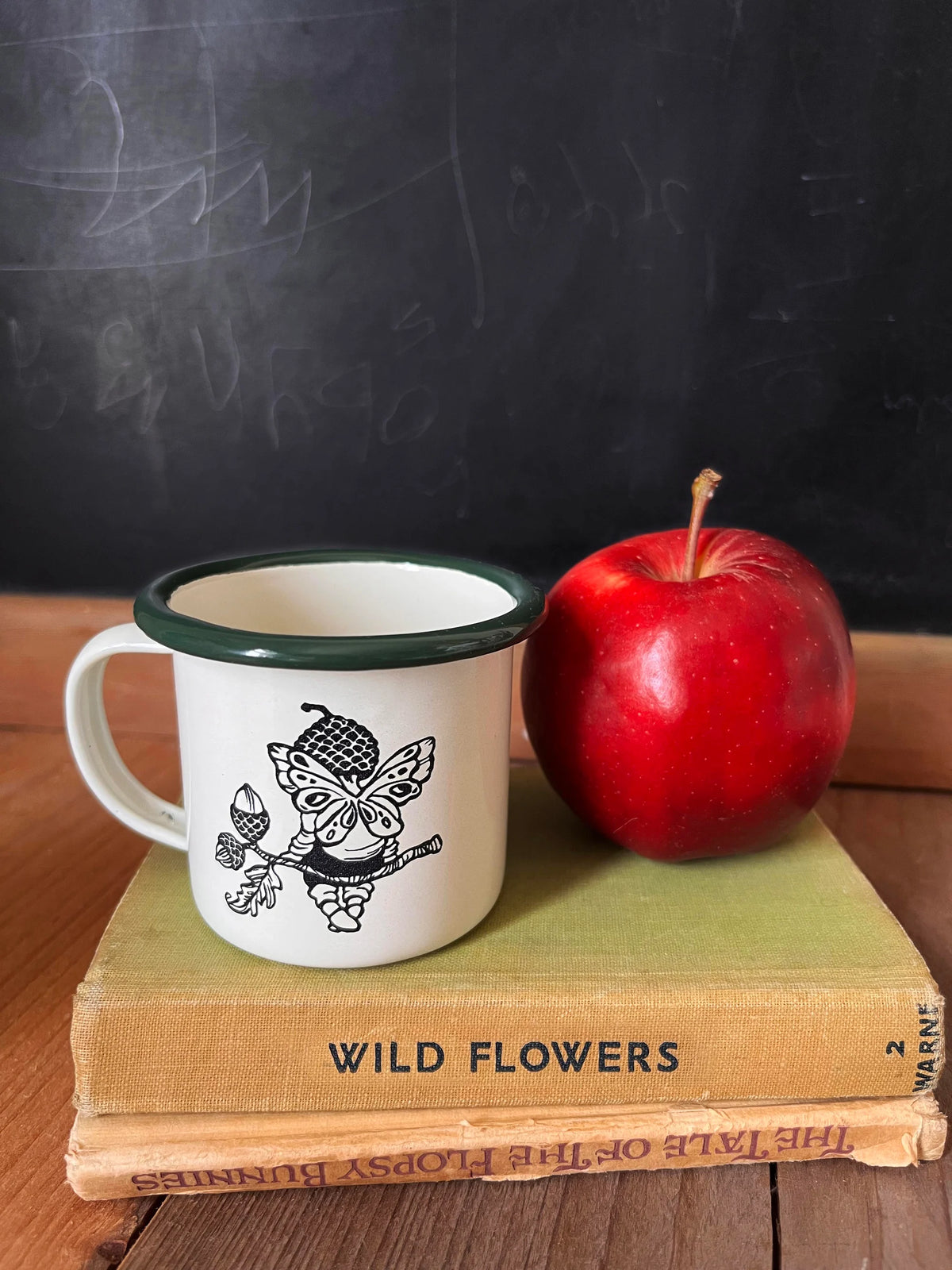 Mandy Sutcliffe - 'Acorn Pixie' Mini Enamel Mug