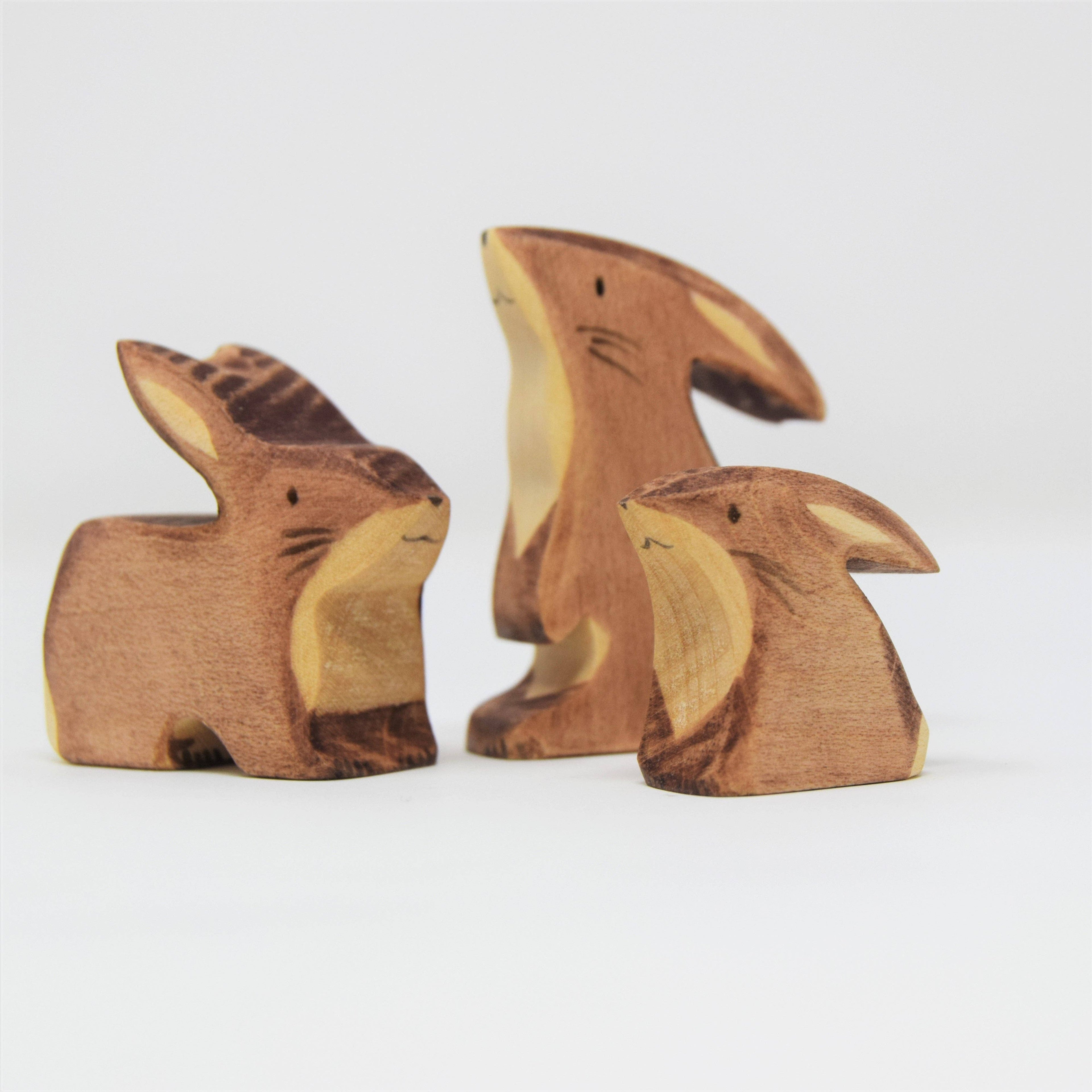 Hand crafted Wooden Upright Rabbit