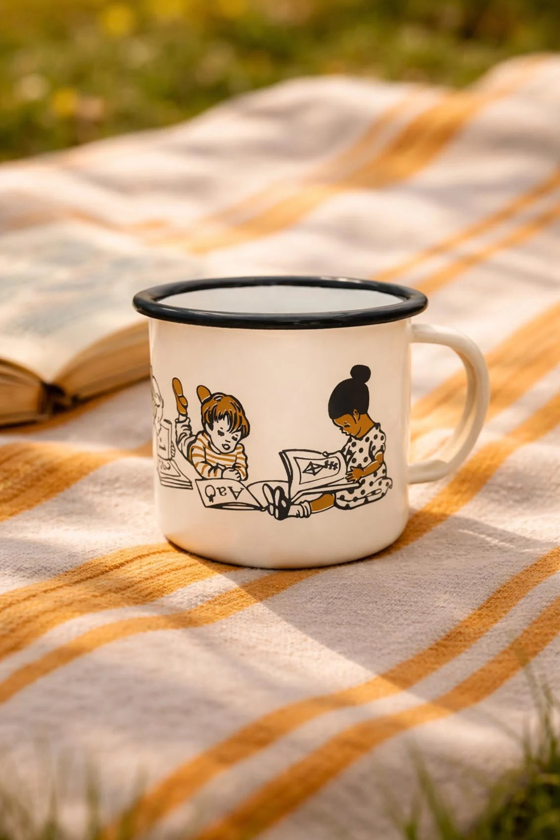 Mandy Sutcliffe - 'Story Time' Enamel Mug
