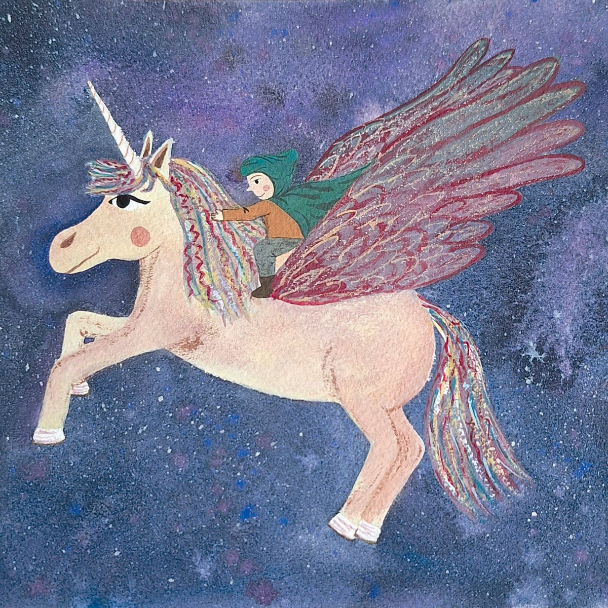 Pegasus Unicorn Art Print