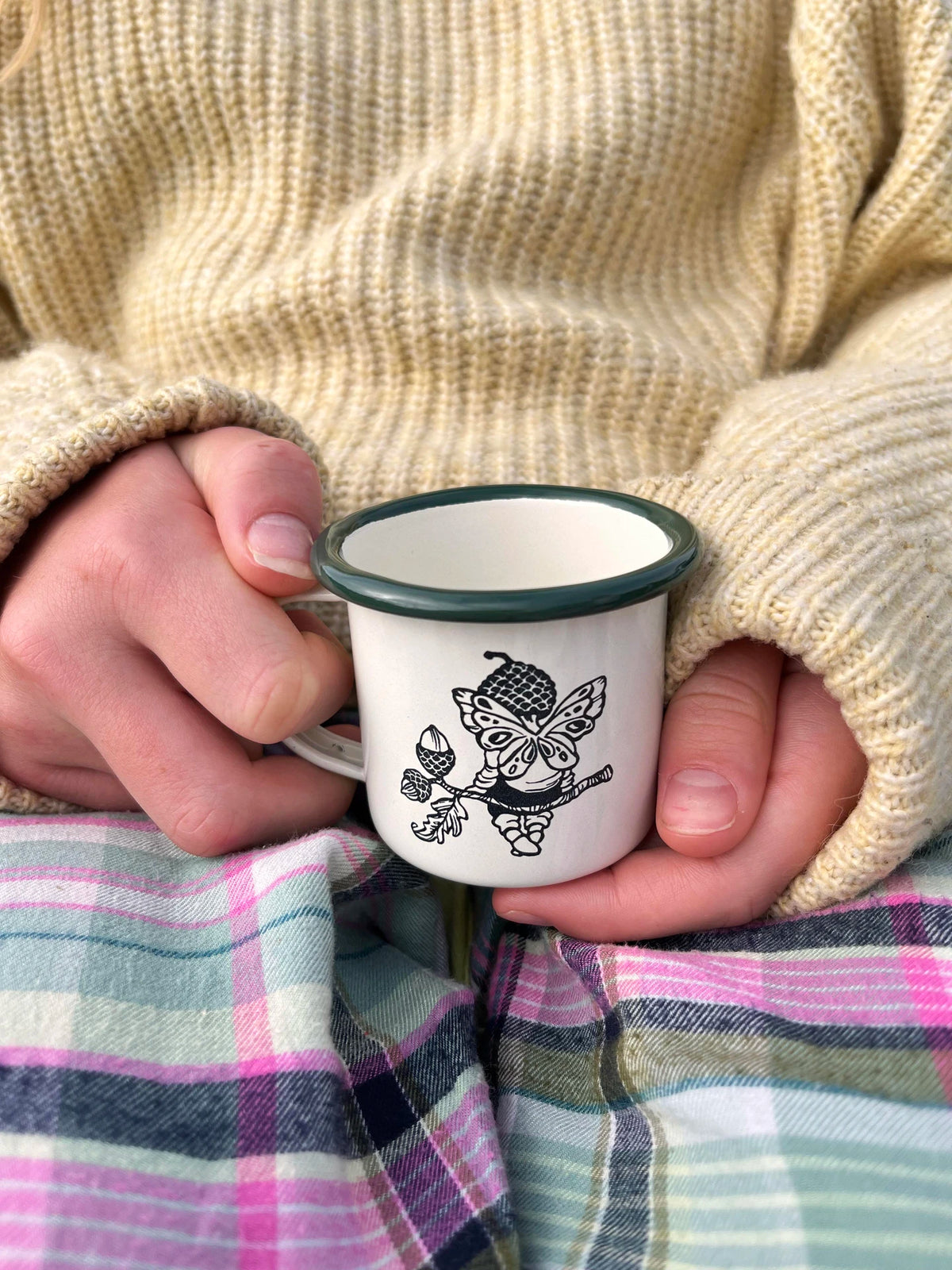 Acorn Pixie Mini Enamel Mug