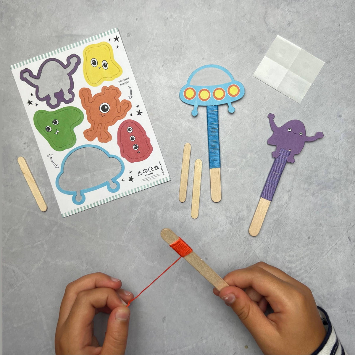 Make Your Own Monster Puppets Kit