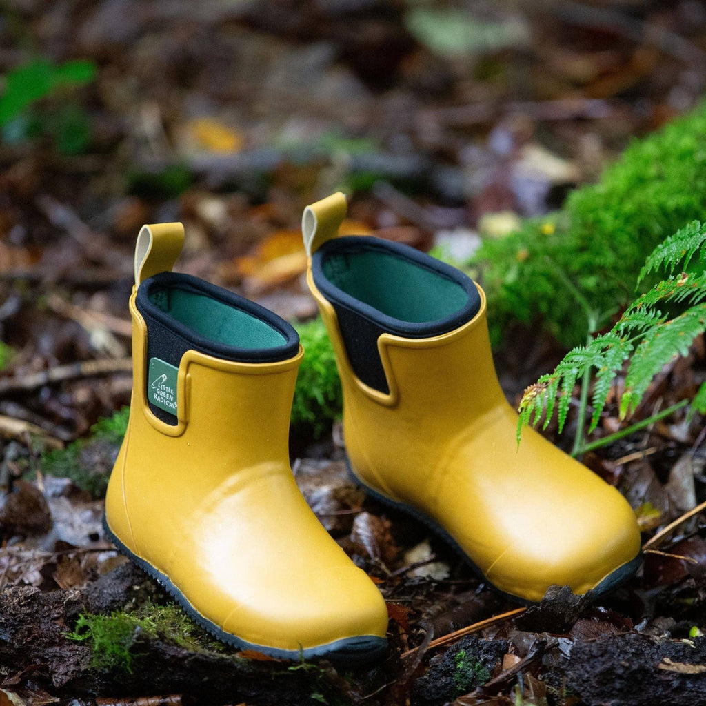 Little Green Radicals - Gold Welly Boots