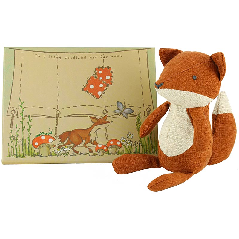 Daisy the Fox in a Tent Box