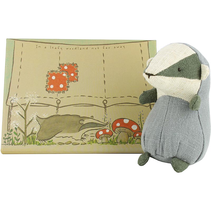 Sooty the Badger in a Tent Box