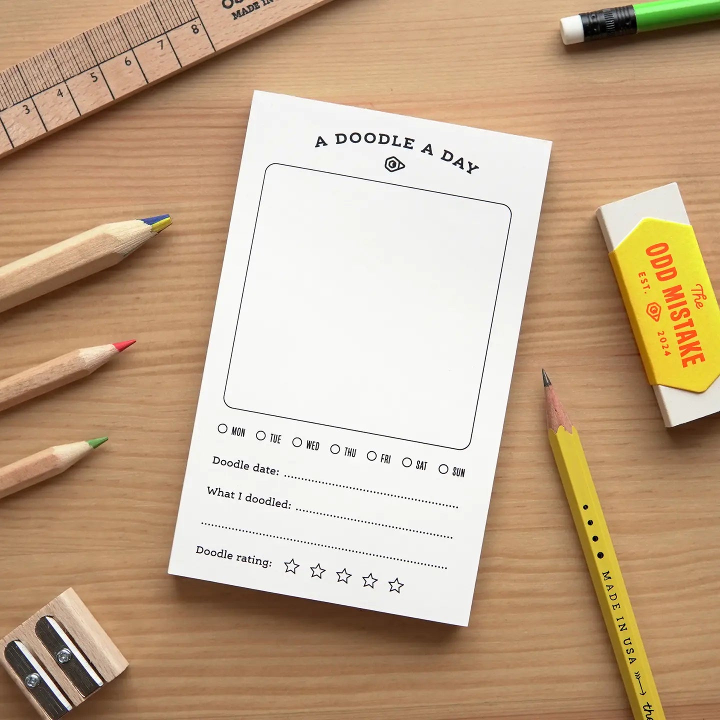 A Doodle A Day Creative Drawing Notepad