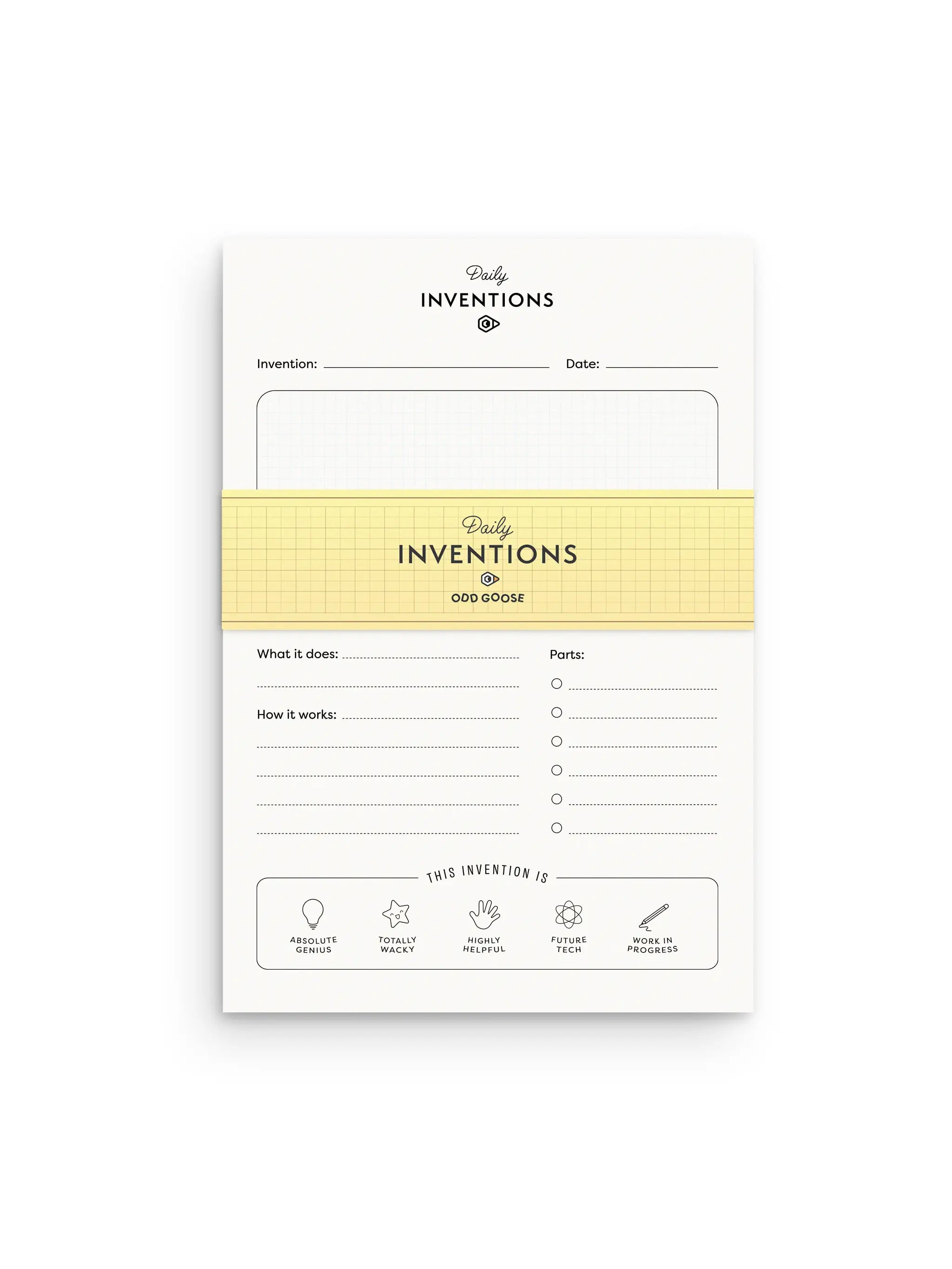 Daily Inventions Notepad