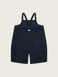 Organic Cotton Navy Cropped Dungarees