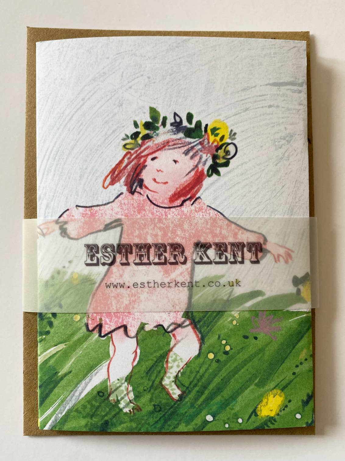 'Meadow' Concertina Greetings Card