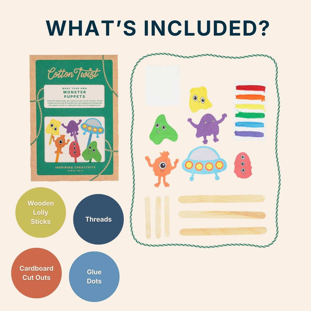 Make Your Own Monster Puppets Kit