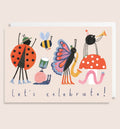 Birthday Card - Celebration Bugs