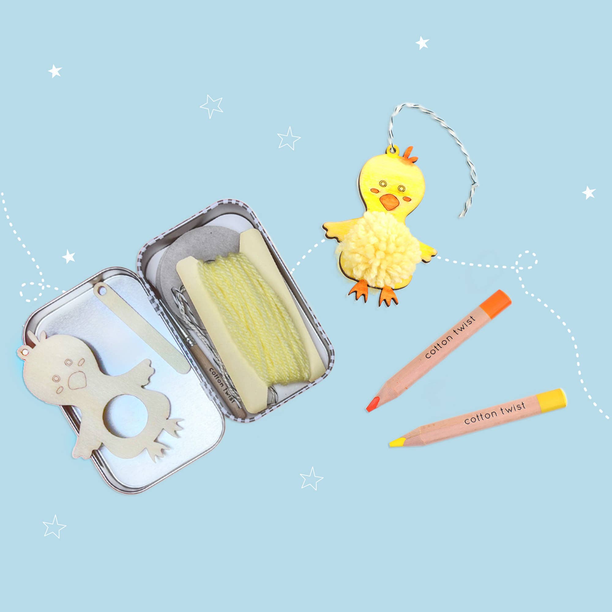 Make Your Own Pom Pom Chick Kit