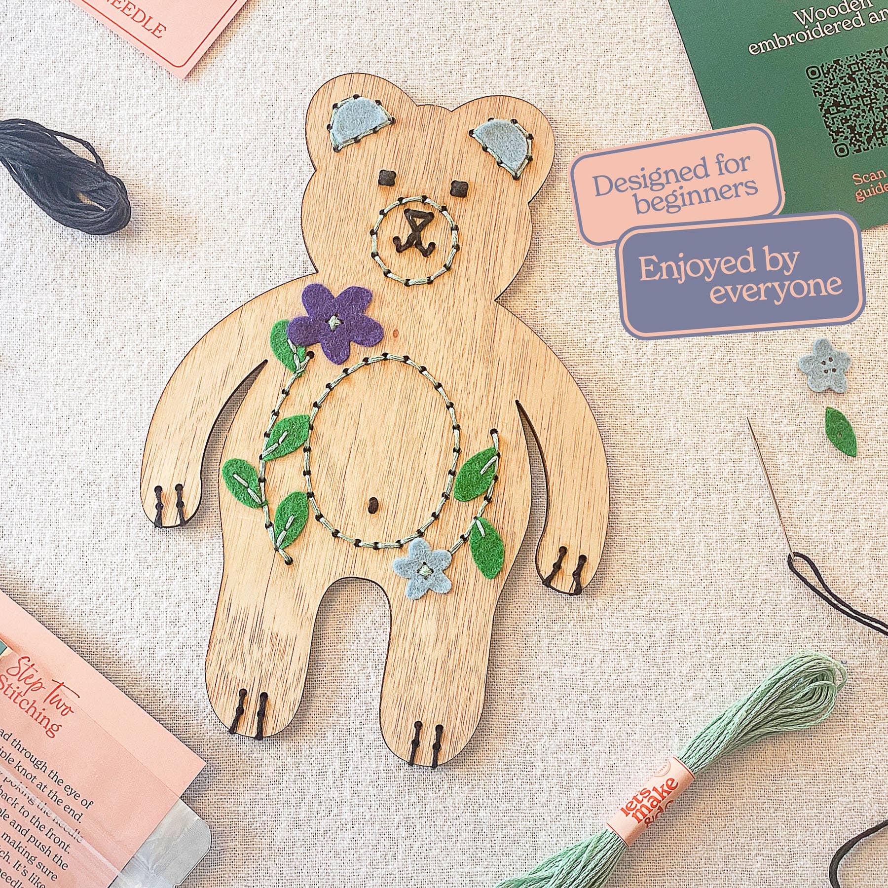 Learn To Sew - Bear Kit