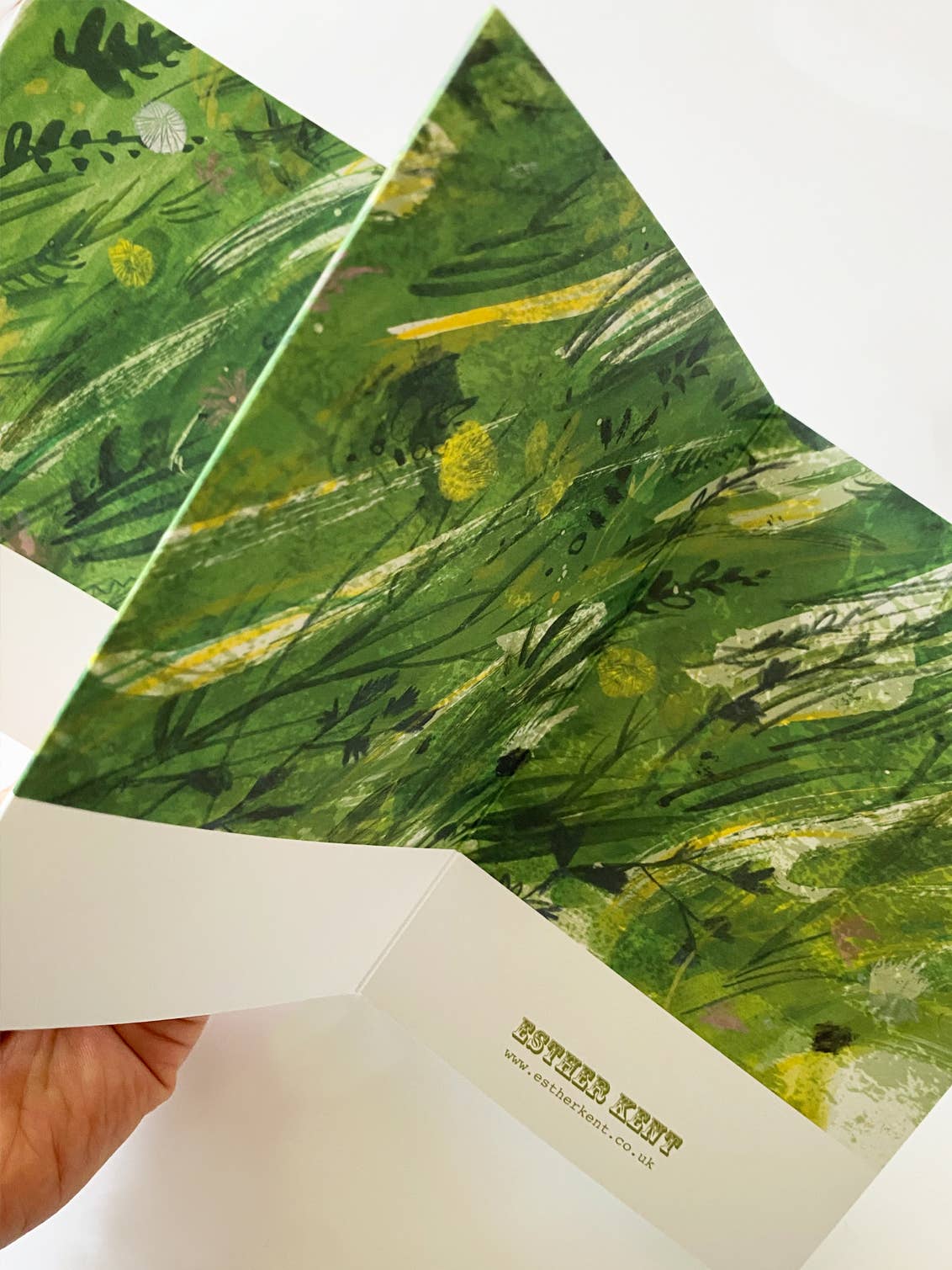 'Meadow' Concertina Greetings Card