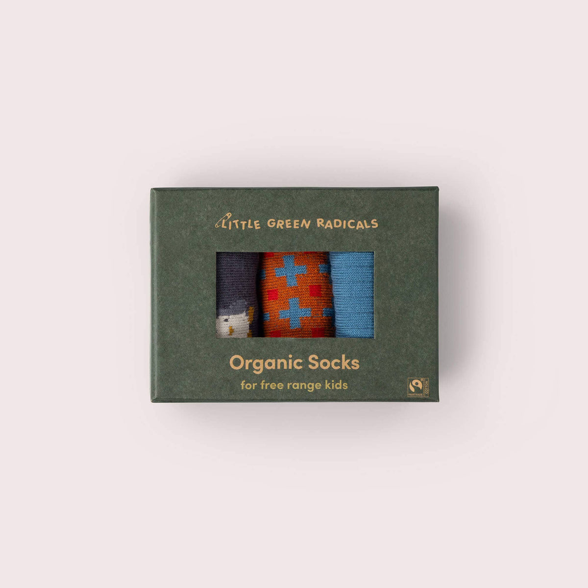Little Green Radicals - Blue Penguins Ankle Socks (3 Pack)