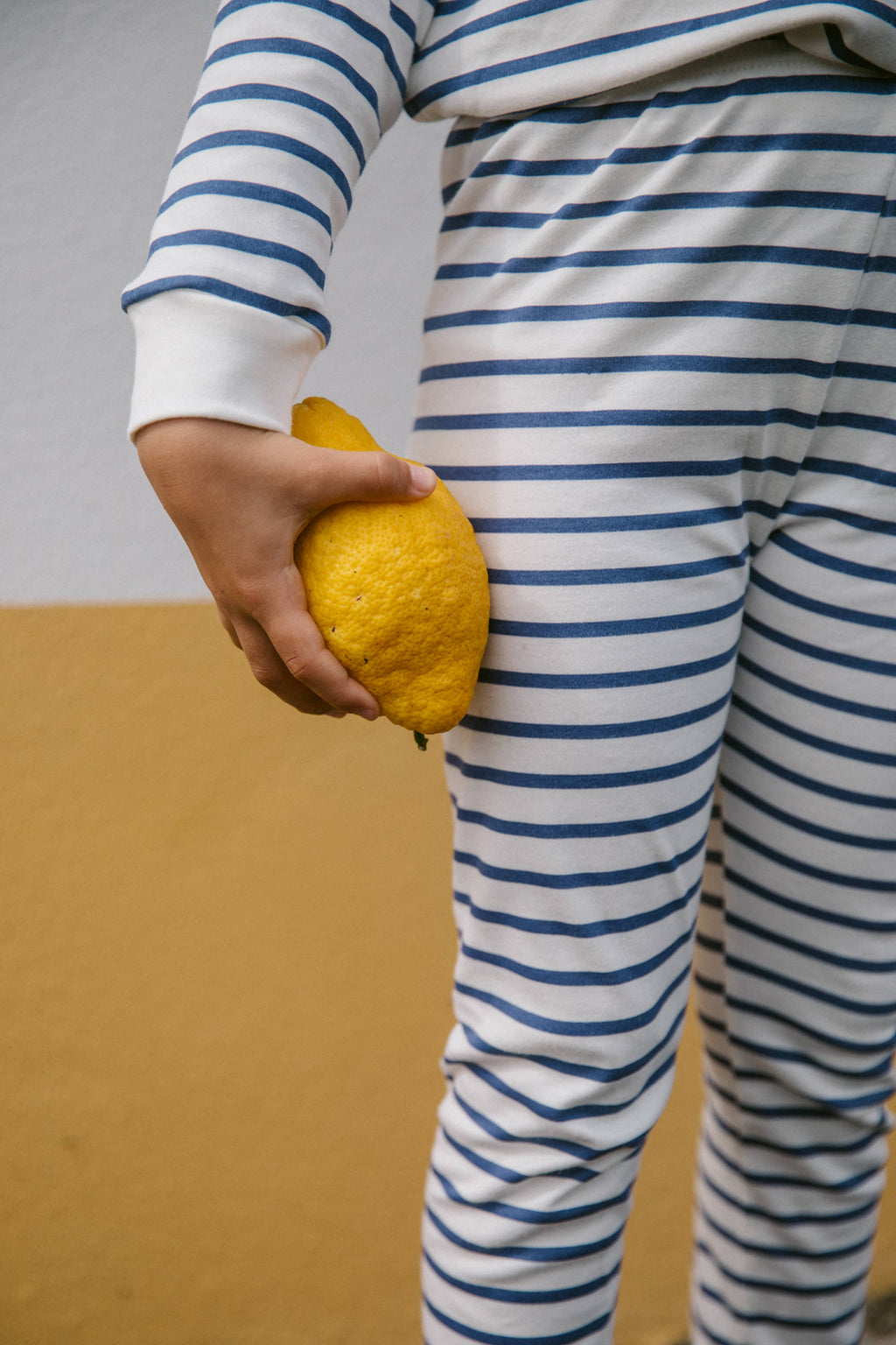 Sleepy Doe - Organic Cotton Navy Breton Pyjamas