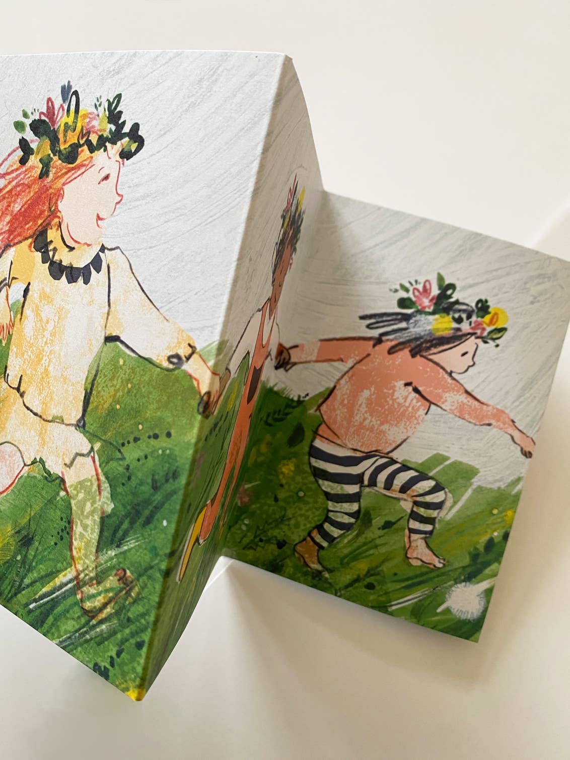 'Meadow' Concertina Greetings Card