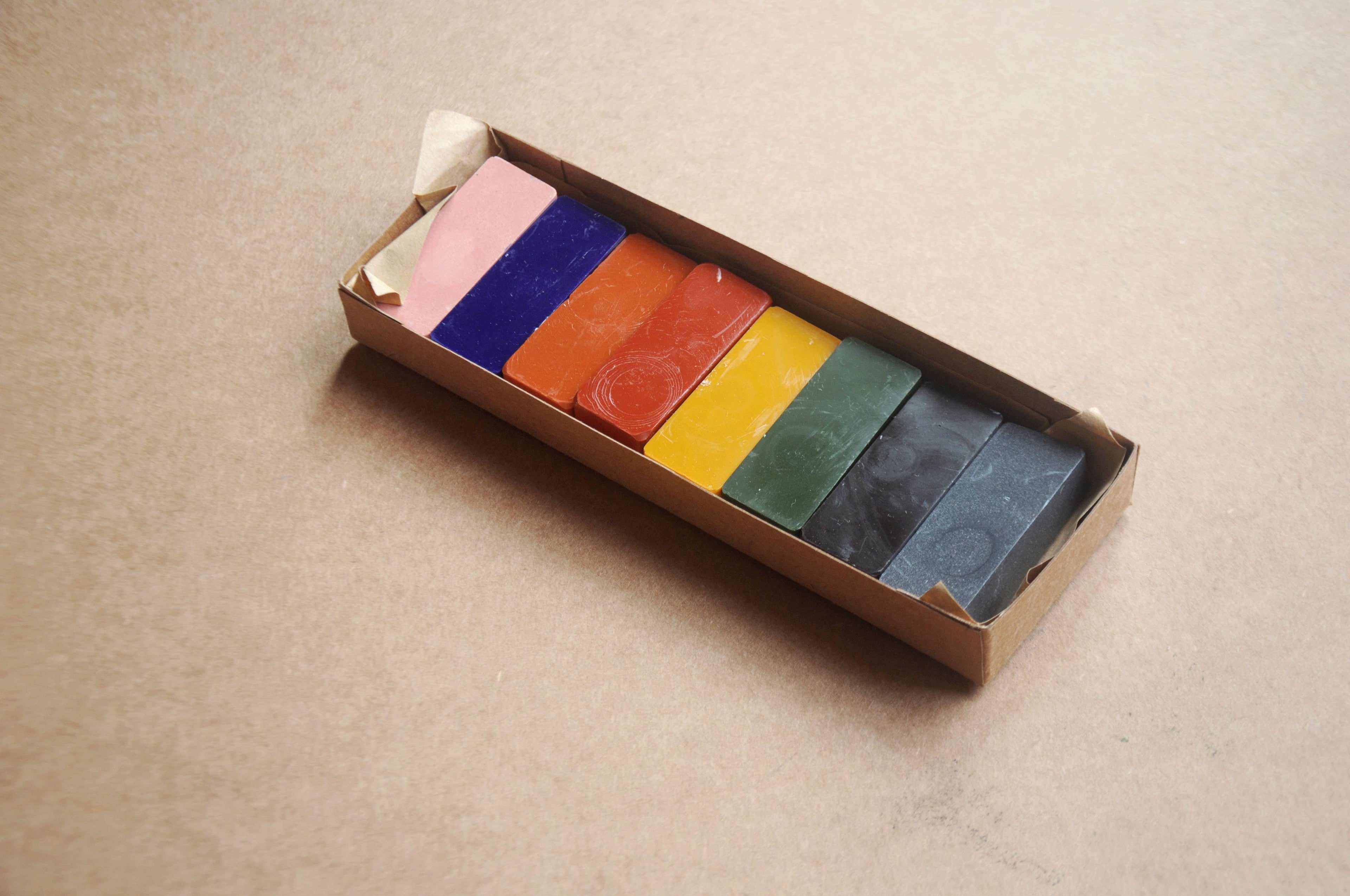 All Natural & Hand Poured Beeswax Block Rubbing Crayons