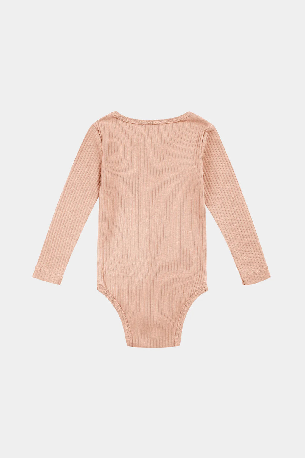 Happyology - Organic Long-Sleeve Bodysuit - Peach