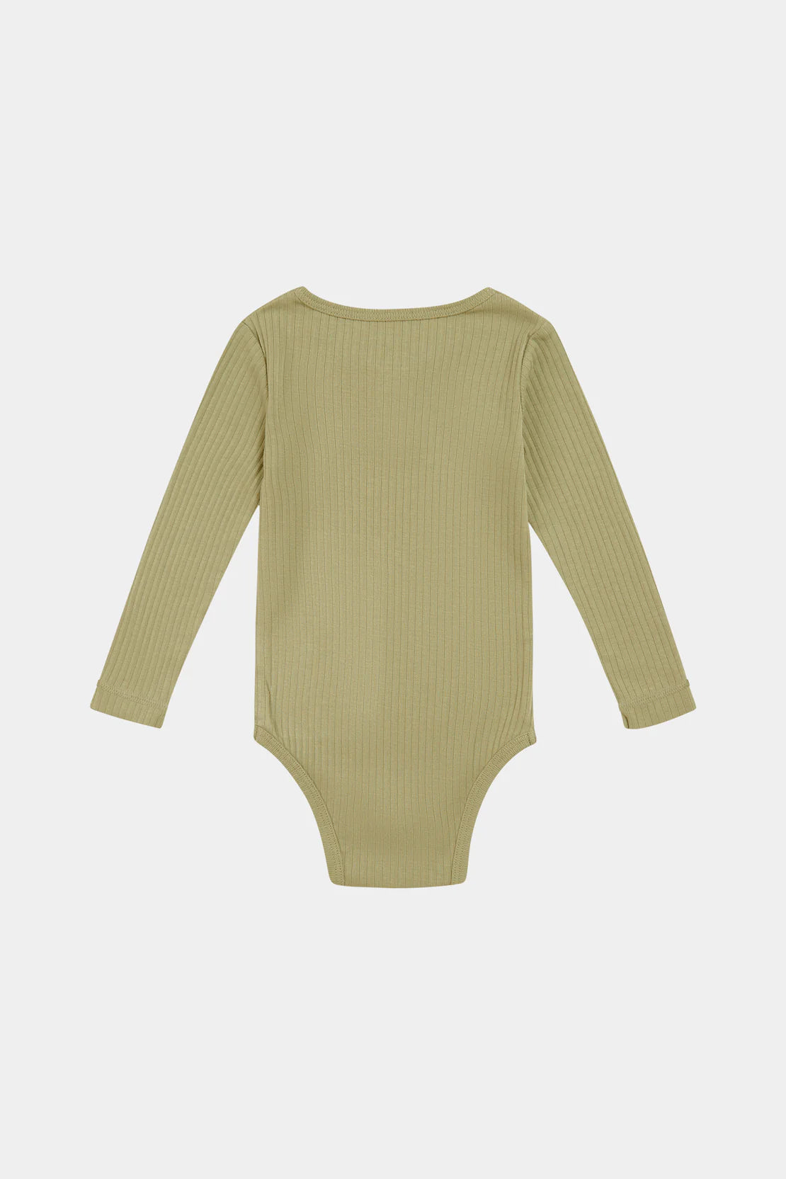 Happyology - Organic Essential Long-Sleeve Bodysuit - Moss