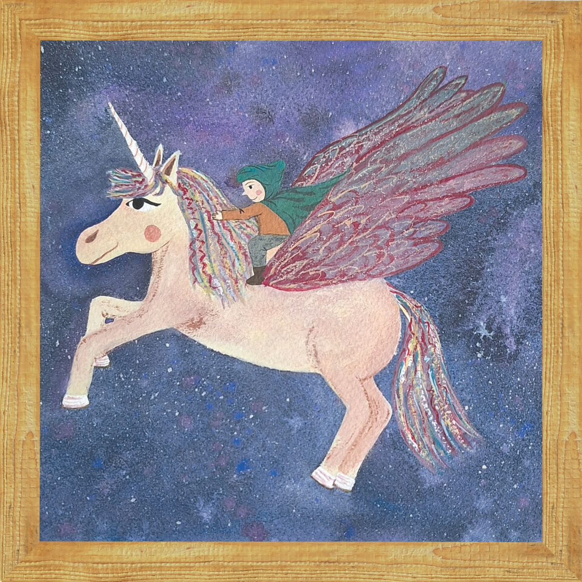 Pegasus Unicorn Art Print