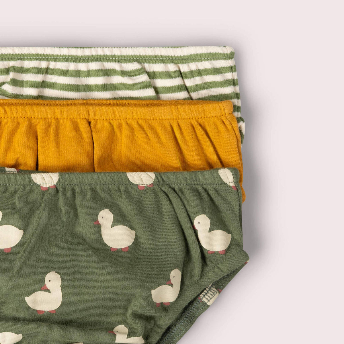 Little Green Radicals - Olive Ducks Organic Underwear