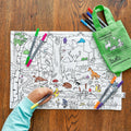 Woodland Placemat to Go - Colour-In Craft Kit