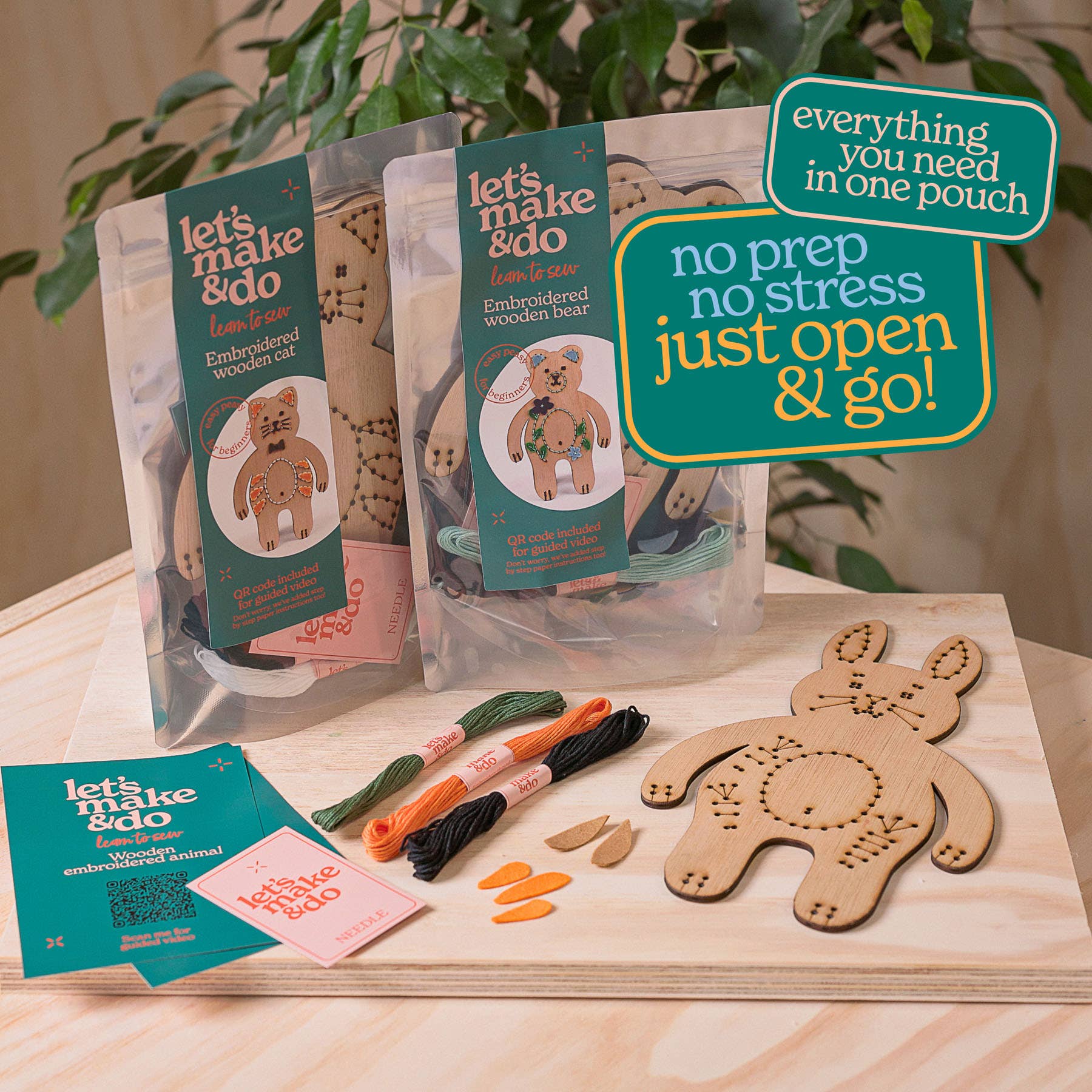 Learn To Sew - Bear Kit