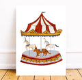 Carousel A4 Art Print