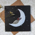 'Moon Baby' Greetings Card