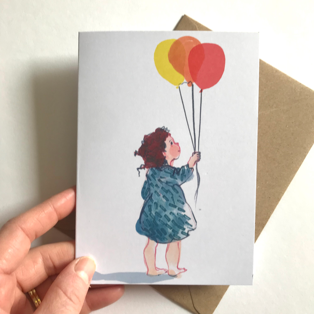 'Balloons' Greetings Card