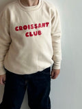 Wexbaby - 'Croissant Club' Kids Sweatshirt in Natural