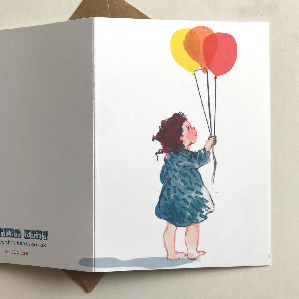 'Balloons' Greetings Card
