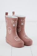 Rose Colour-Changing Kids Wellies