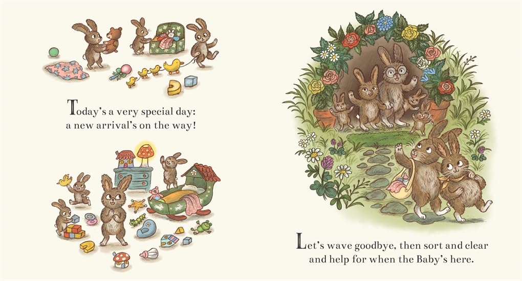 Brown Bear Wood: New Baby Bunny: 100 Newborn Things to Spot by Rachel Piercey and Freya Hartas