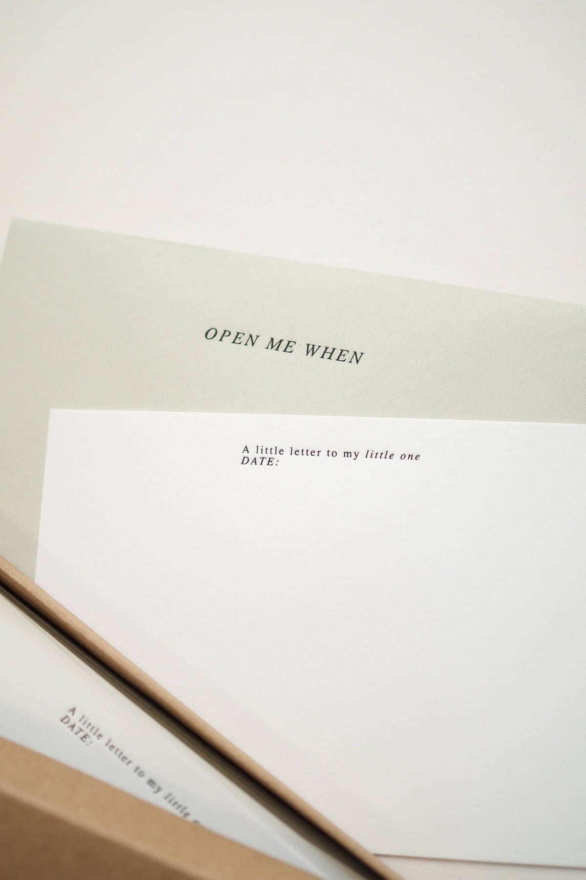 Letters To My Little One Notecard Set