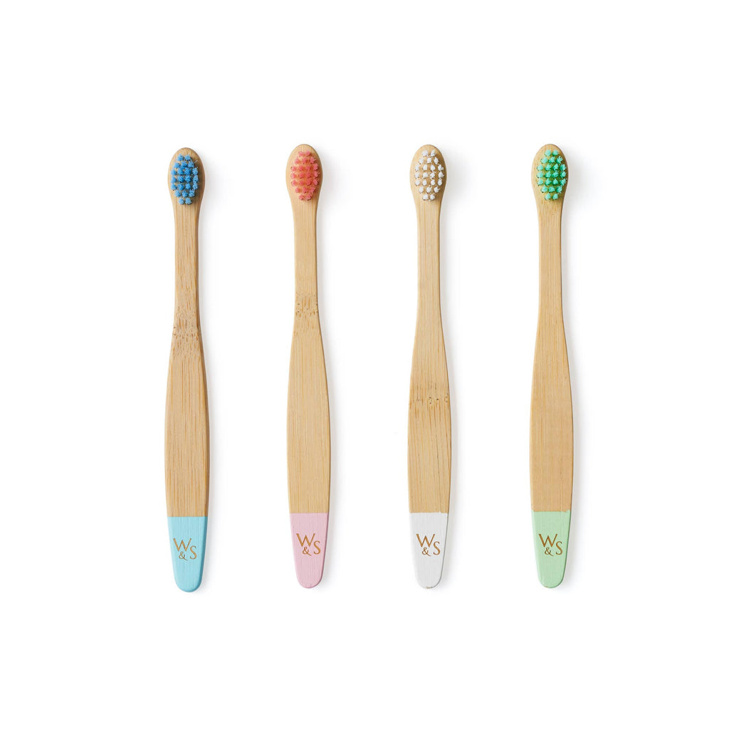 Baby's 0-3yrs Bamboo Toothbrush (4 Pack) - Soft Bristles
