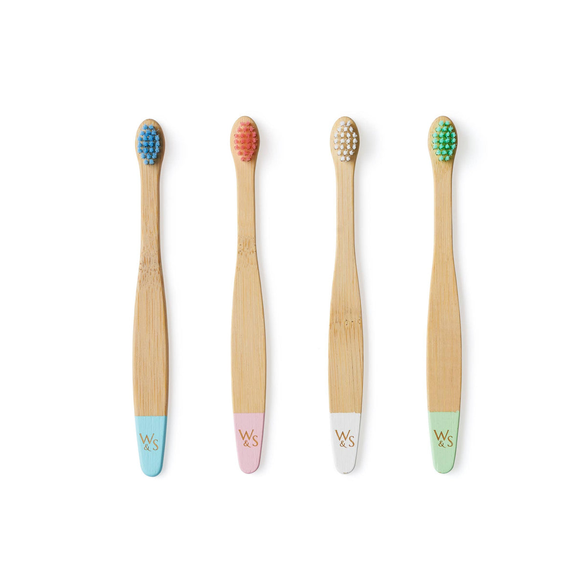 Baby's 0-3yrs Bamboo Toothbrush (4 Pack) - Soft Bristles