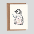 Hello Baby Penguin Card