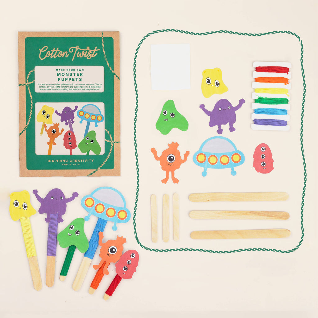 Make Your Own Monster Puppets Kit