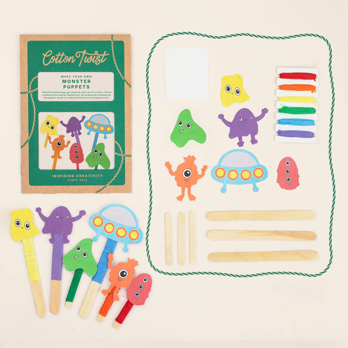 Make Your Own Monster Puppets Kit