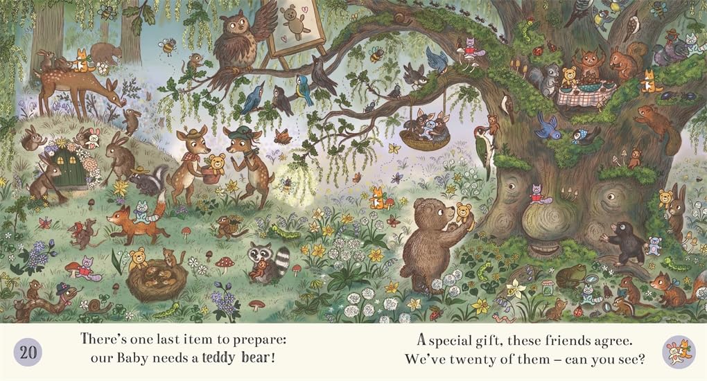 Brown Bear Wood: New Baby Bunny: 100 Newborn Things to Spot by Rachel Piercey and Freya Hartas