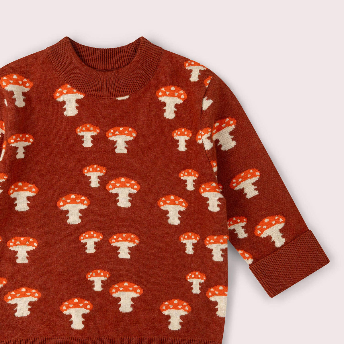 Little Green Radicals - Mushroom Knitted Jumper