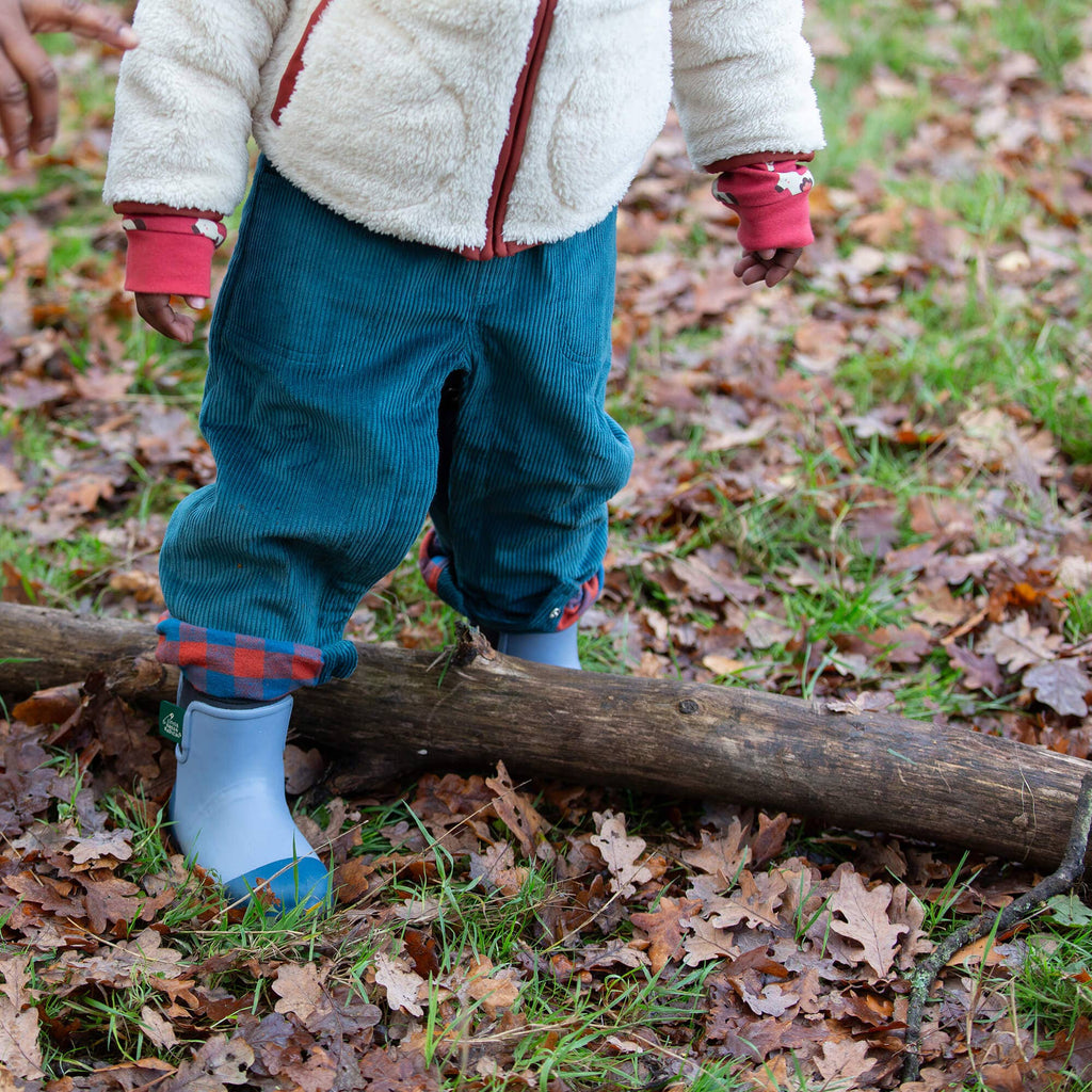 Little Green Radicals - Soft Blue Welly Boots