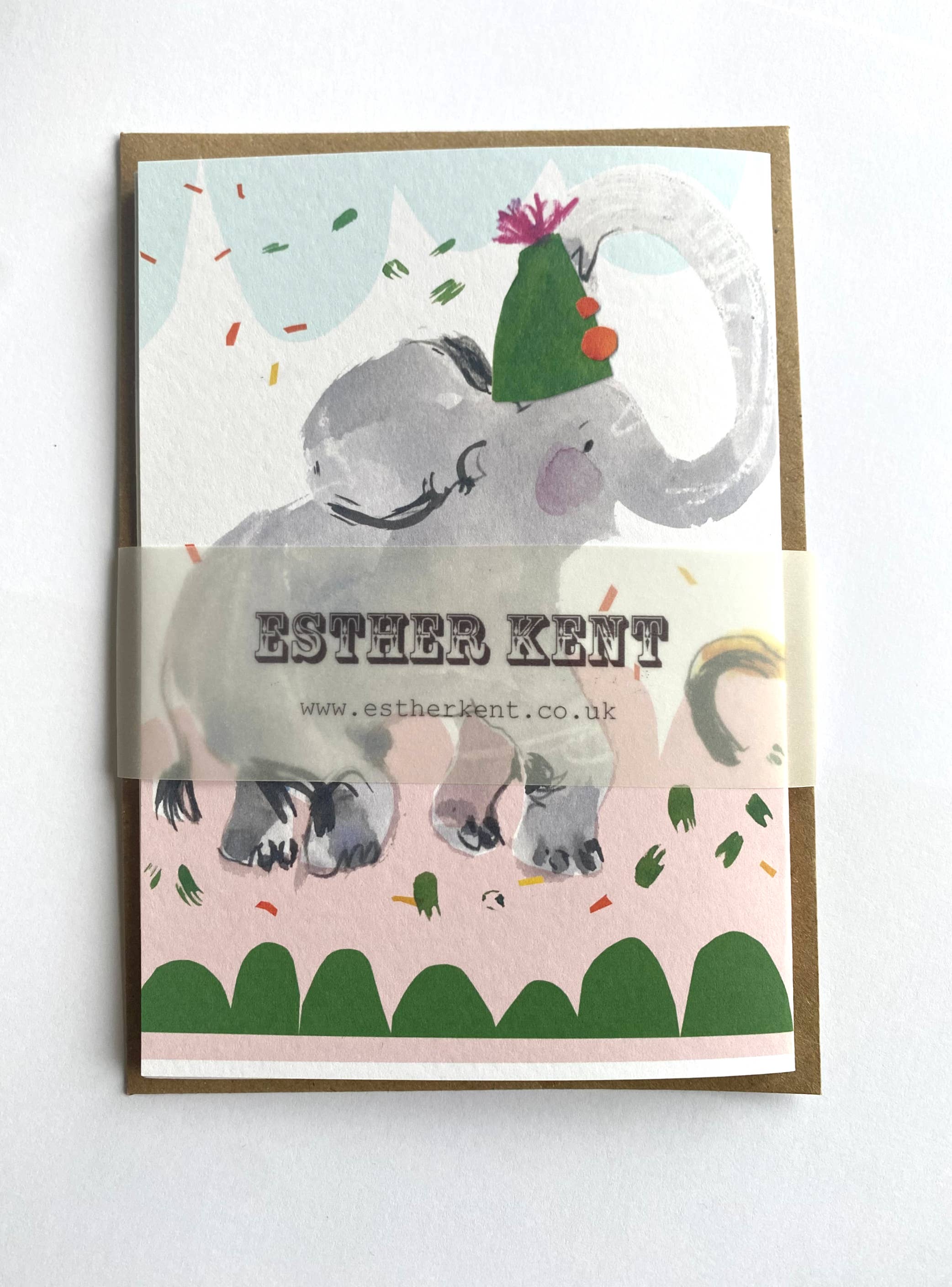 'Party Animals' Concertina Greetings Card
