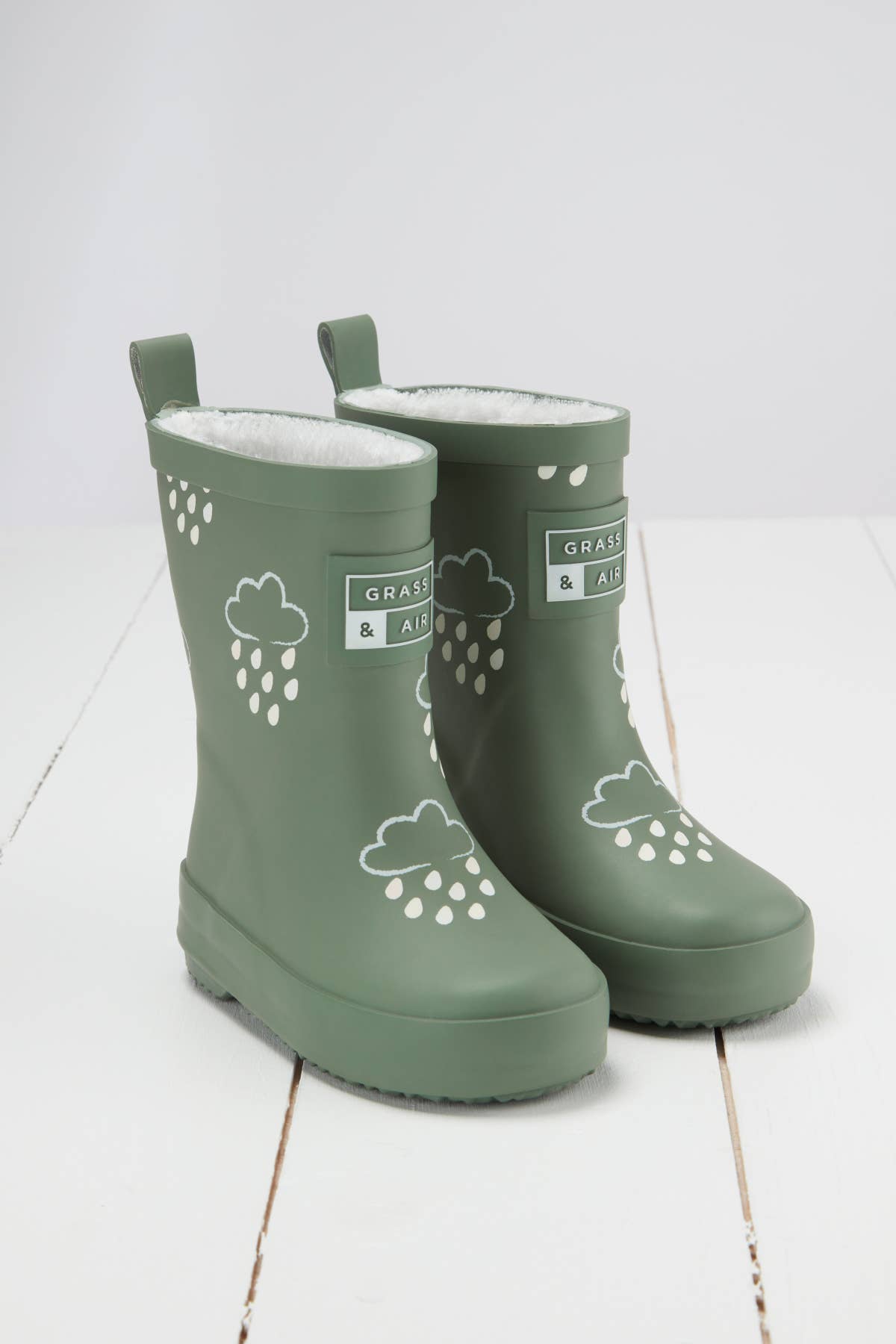 Khaki Green Colour-Changing Wellies
