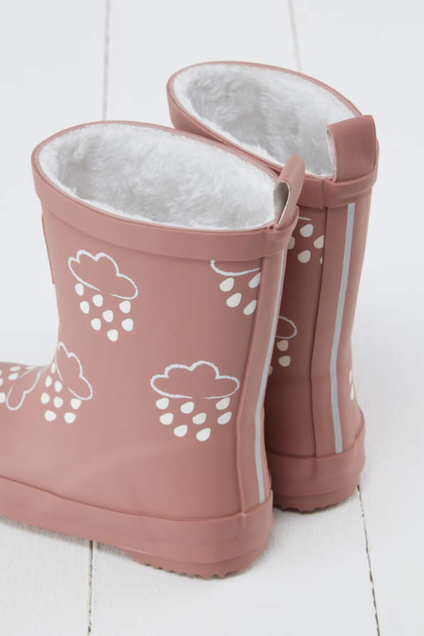 Rose Colour-Changing Kids Wellies