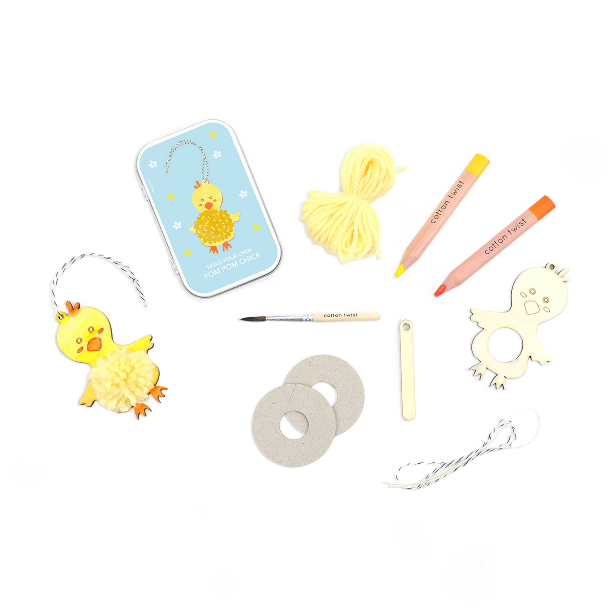 Make Your Own Pom Pom Chick Kit